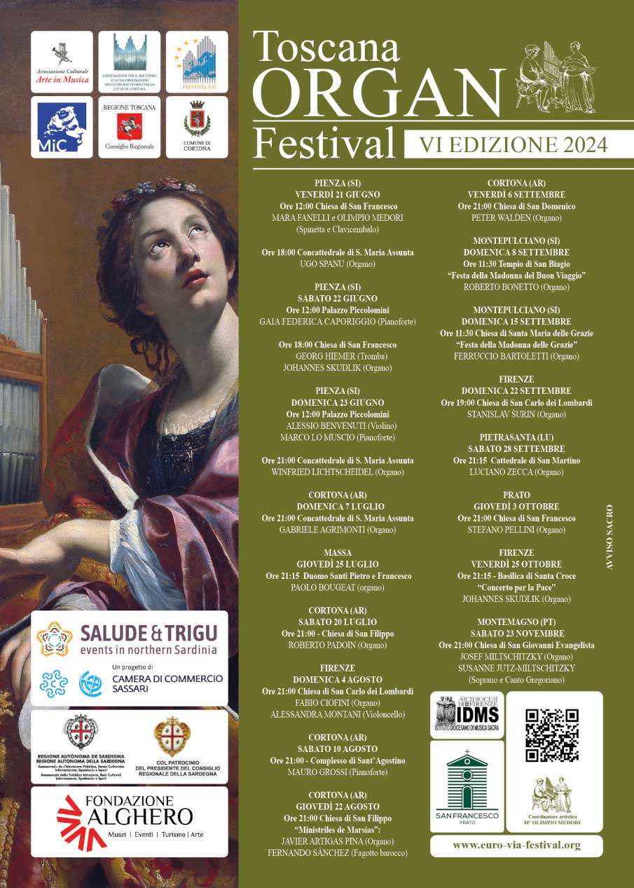 Manifesto di Toscana Organ Festival - VI Edizione 2024